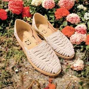 Women’s Mexican Sandals Huaraches Carolina Blanco